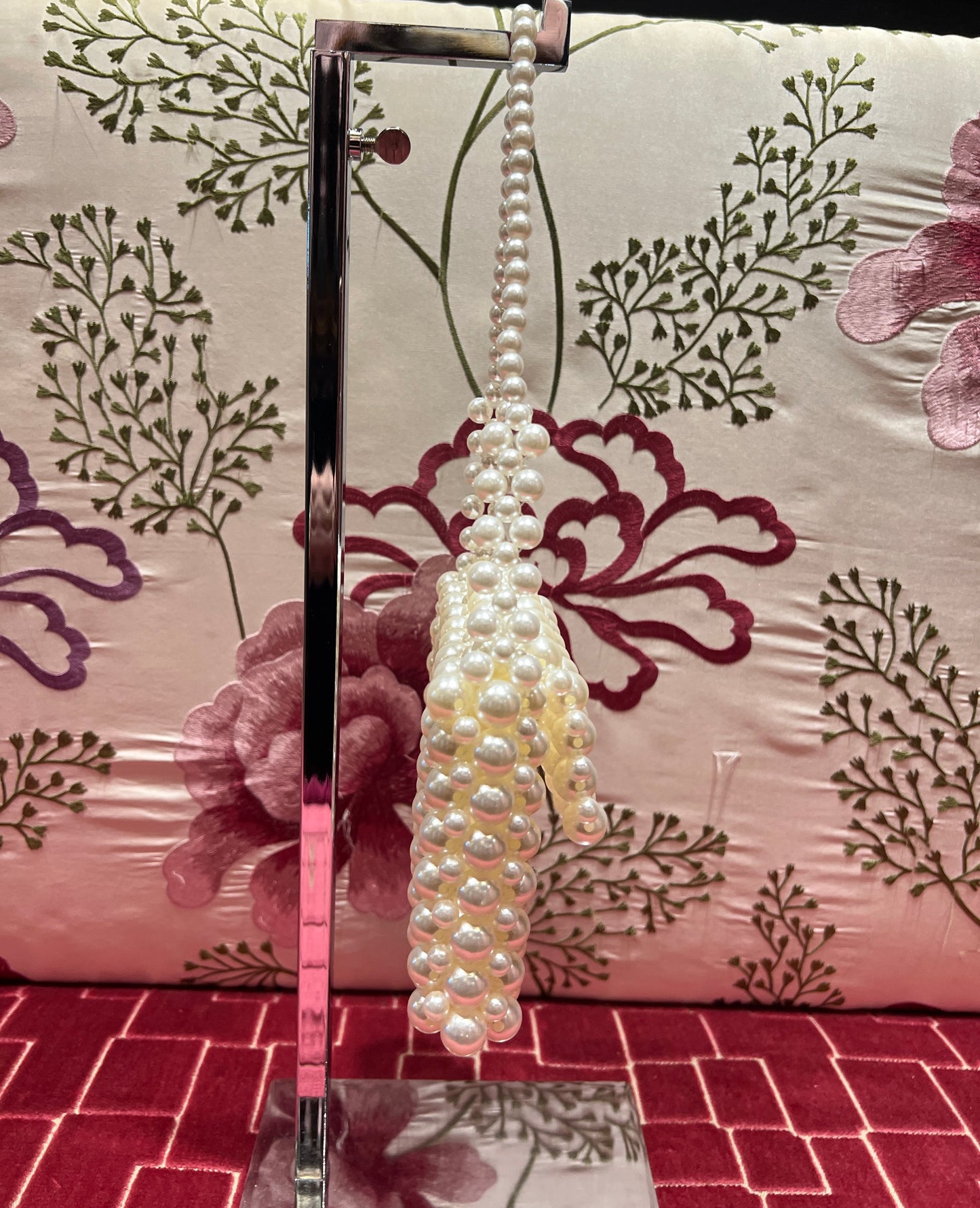 Borsa perle in resina