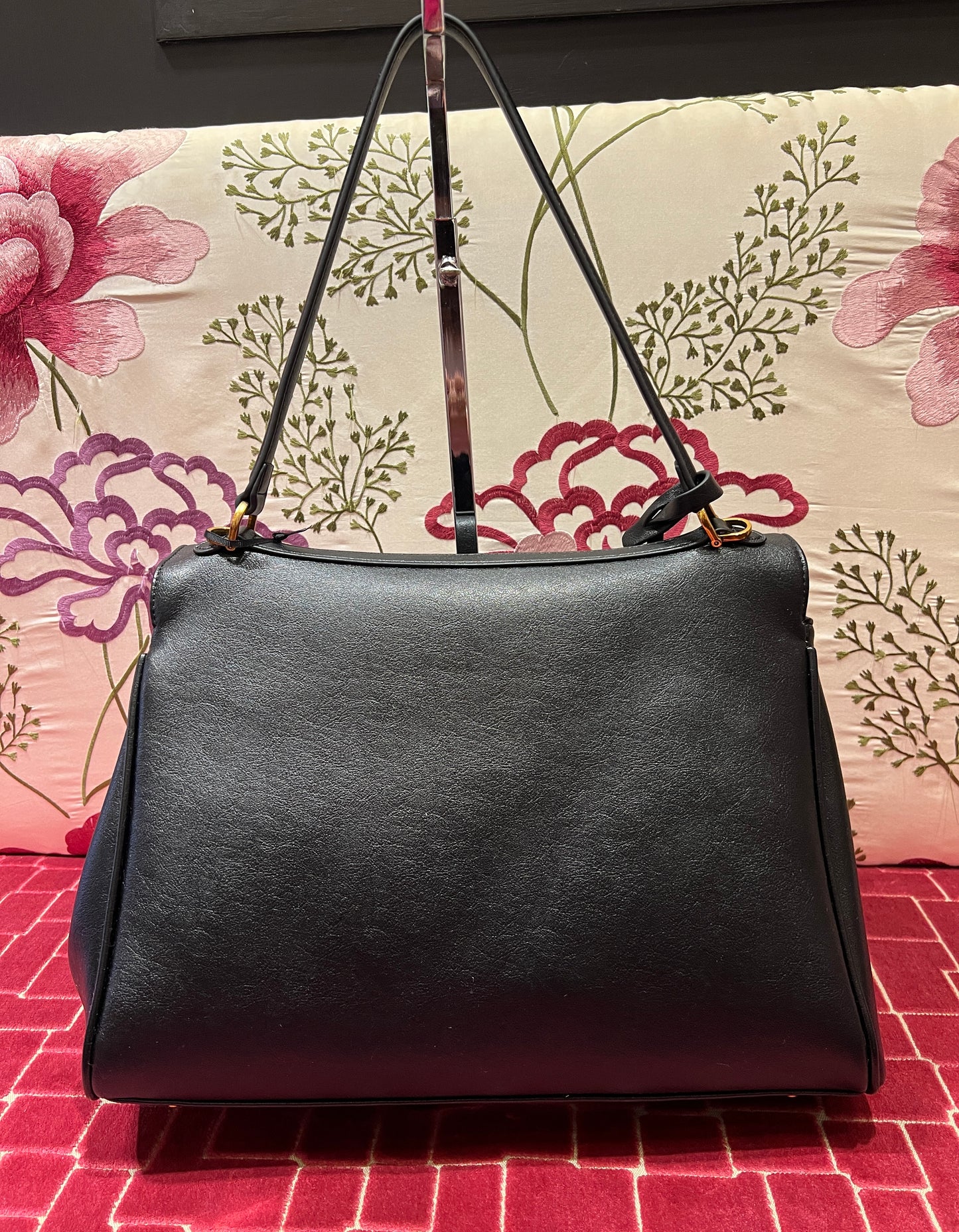 Rue Madam Paris borsa ecopelle nera con tracolla “ Les jour xl “
