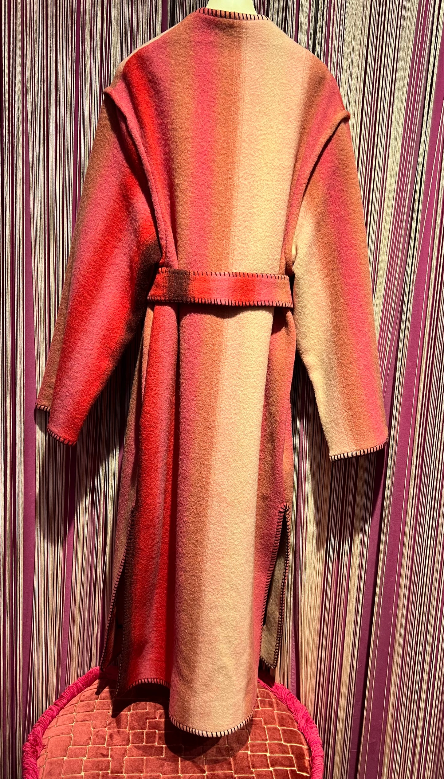 Hanami D’or cappotto con spacchi e punto coperta Otelma sconto 50%