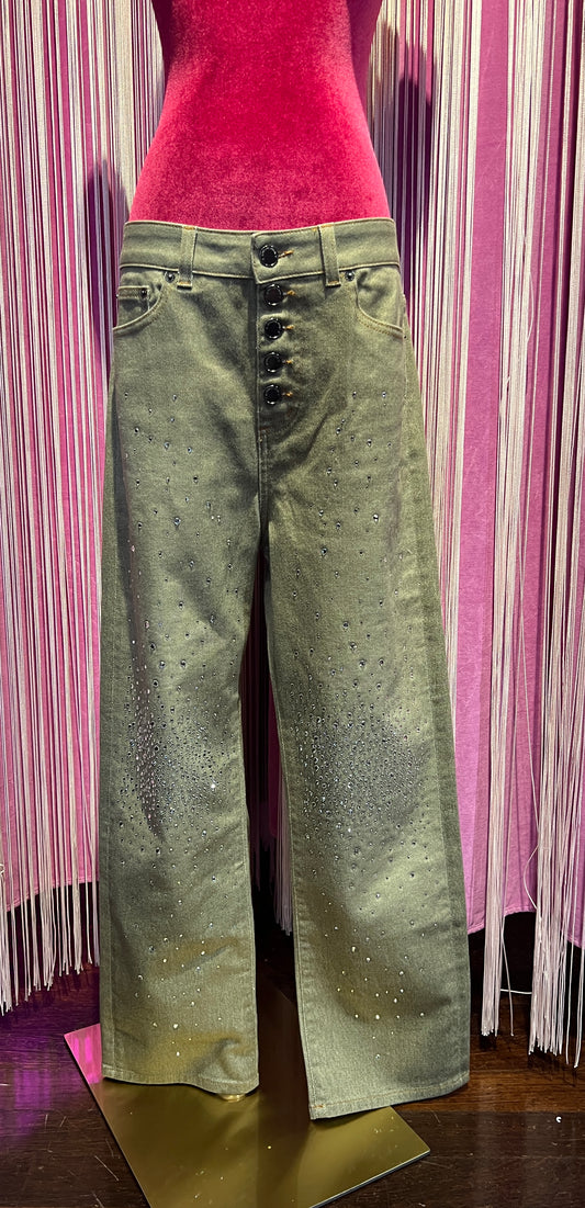 Rossano Perini jeans con Swarovski modello loose