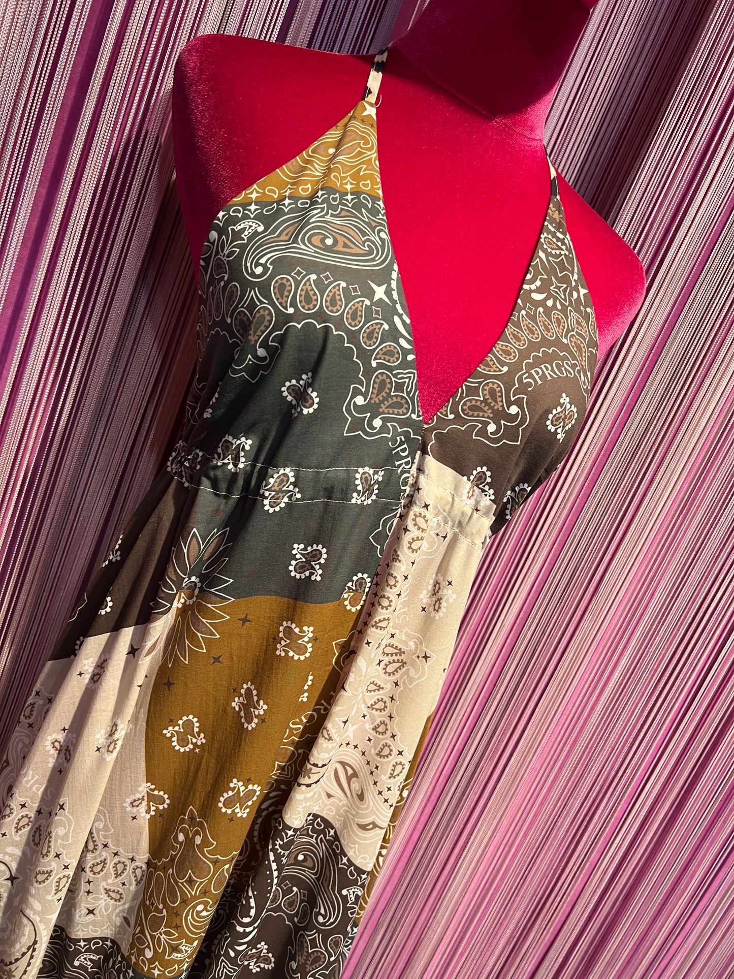 5 Progress abito lungo bandana