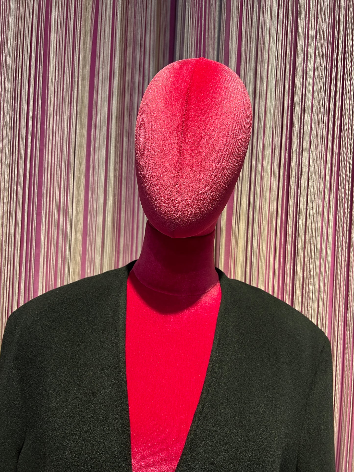 SU official cappotto lungo con sciarpa rimovibile