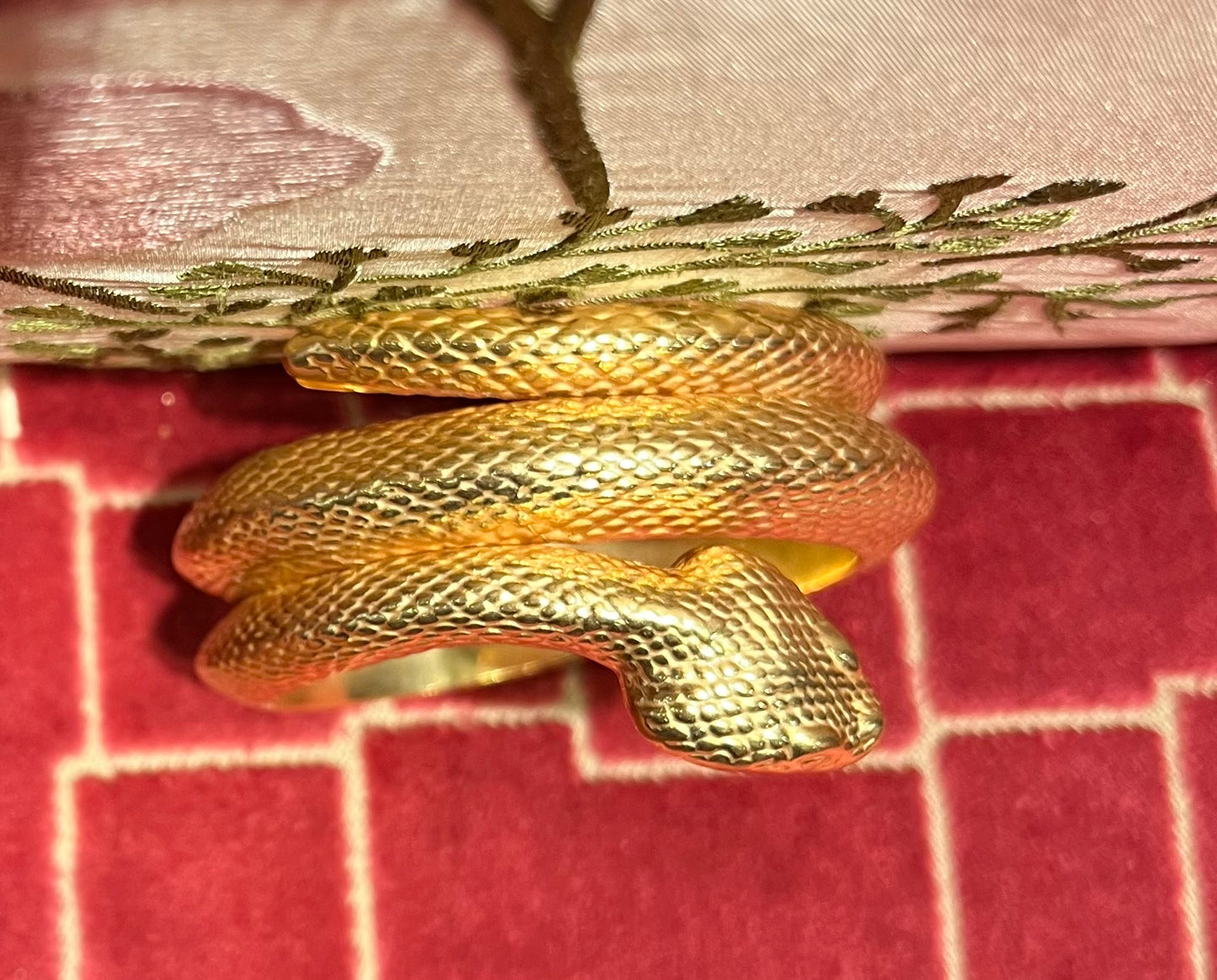 Marina Fossati bracciale serpente oro metallo