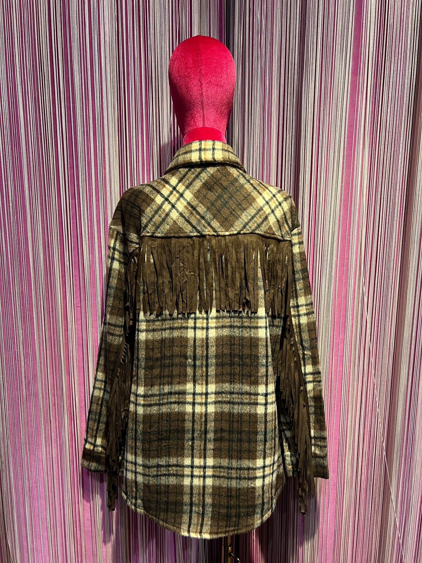 The room camicia giacca con frange