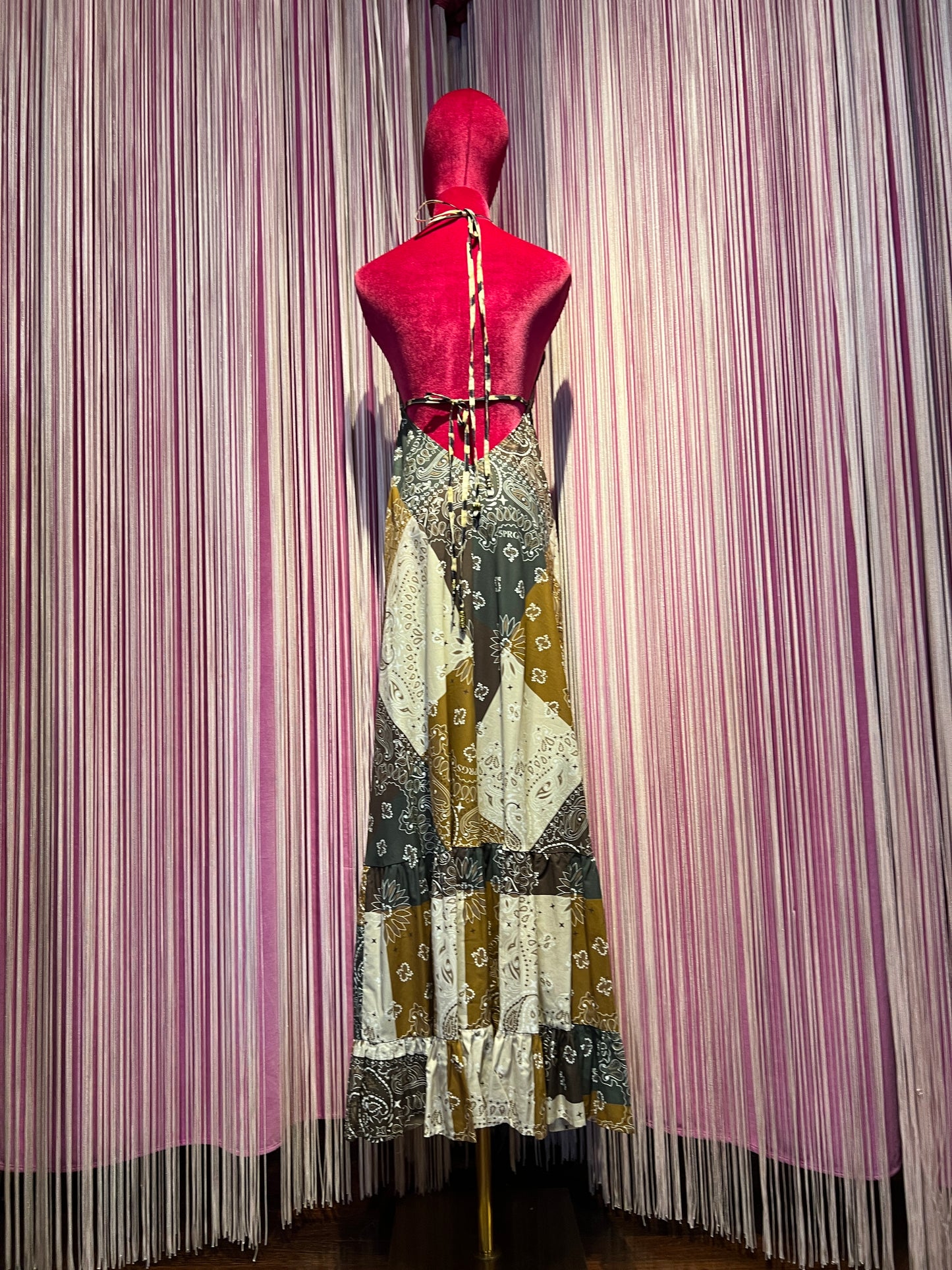 5 Progress abito lungo bandana