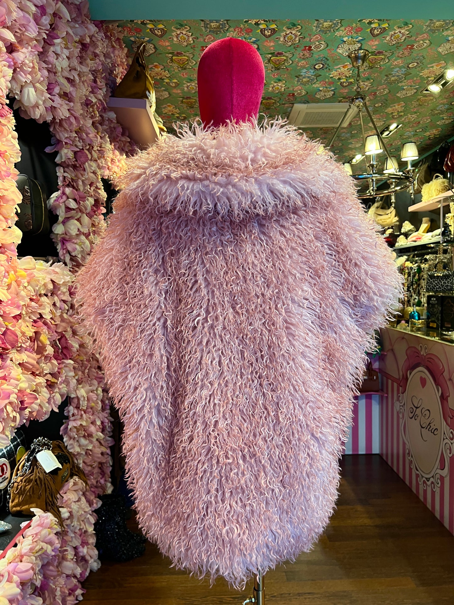 Snow-up Milano -20% di sconto gilet ecopelliccia di Mongolia color rosa