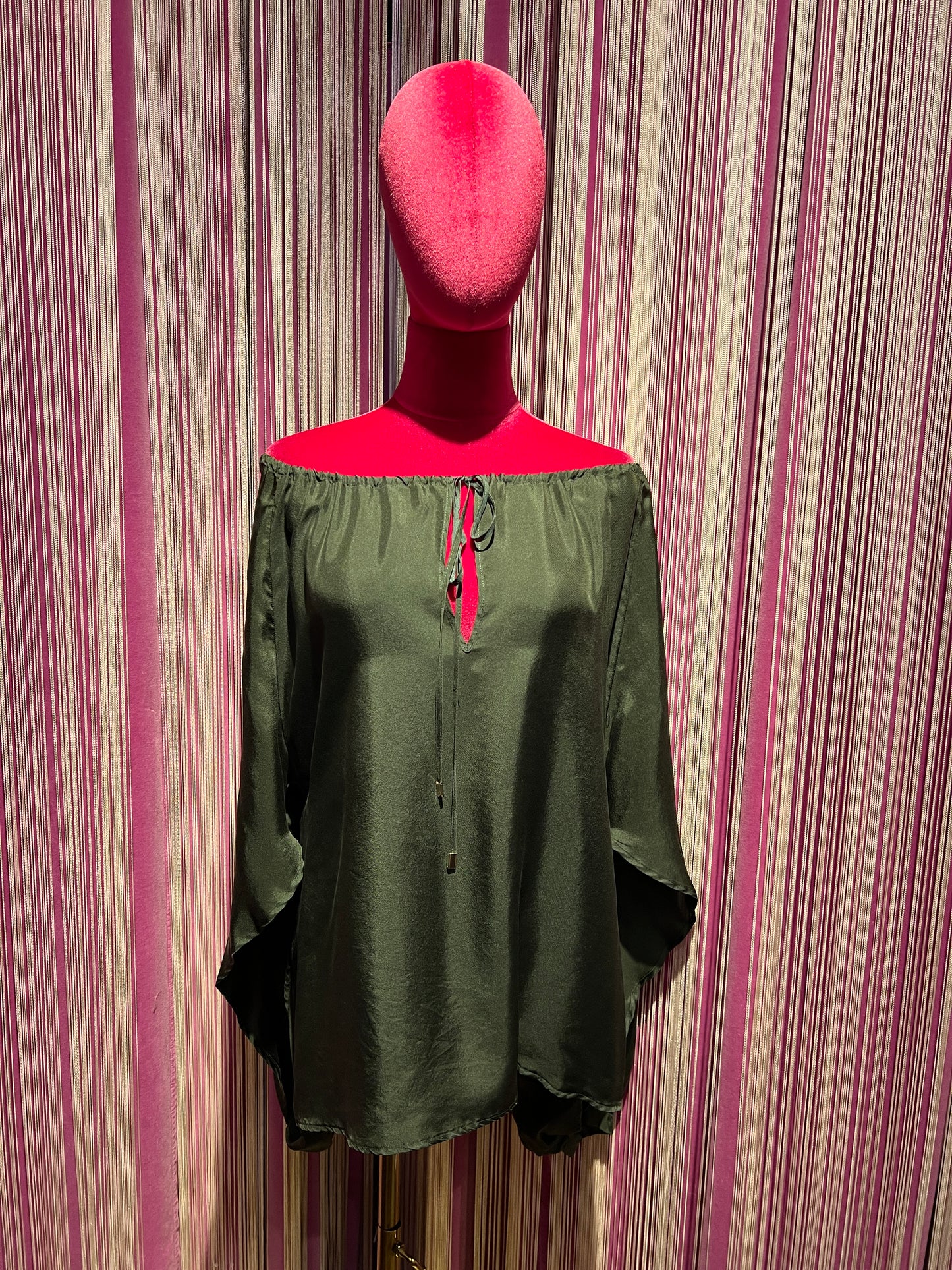 Semicouture blusa scollata verde