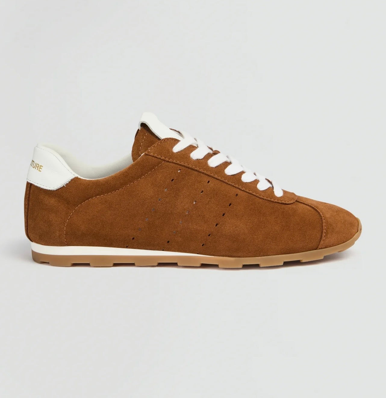 Semicouture sneaker camoscio nocciola