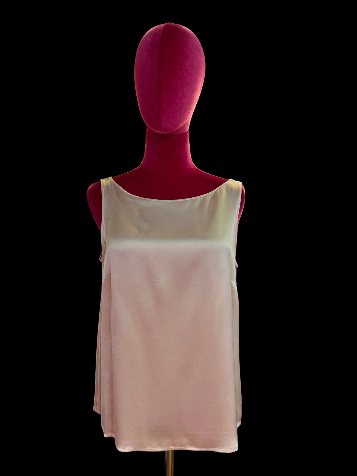 Maliparmi top in cady rosa chiaron