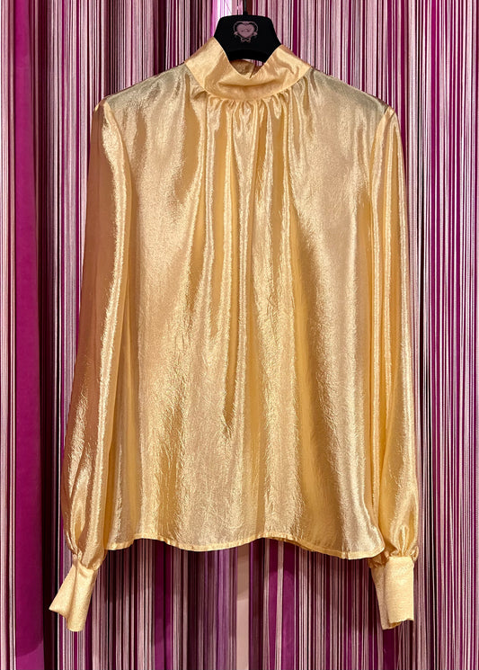 Attic and barn camicia m/l giallo oro