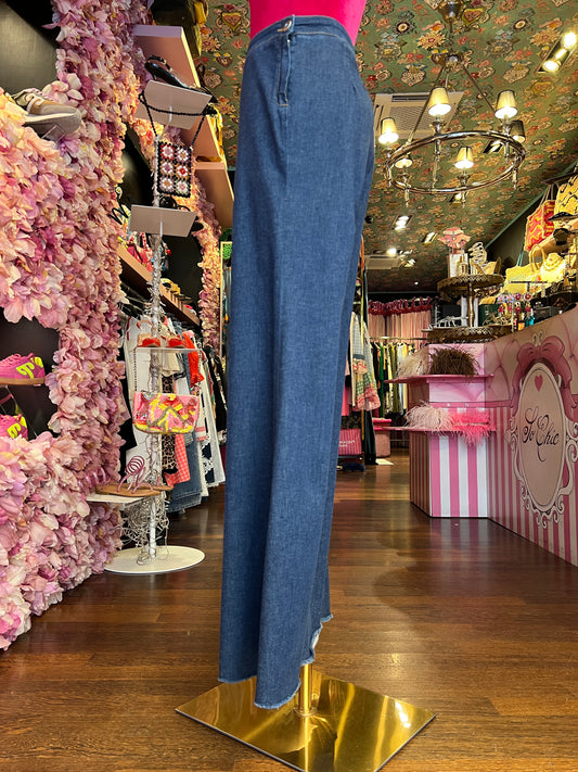 Shaft occasione imperdibile jeans zampa denim silk stretch