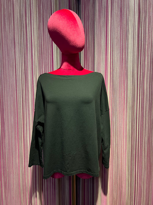 Love & roses t shirt manica 3/4 nera