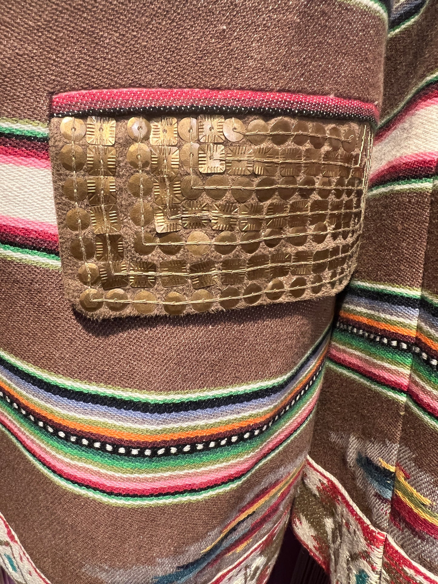 Front street  blazer cherokee con tasche paillettes