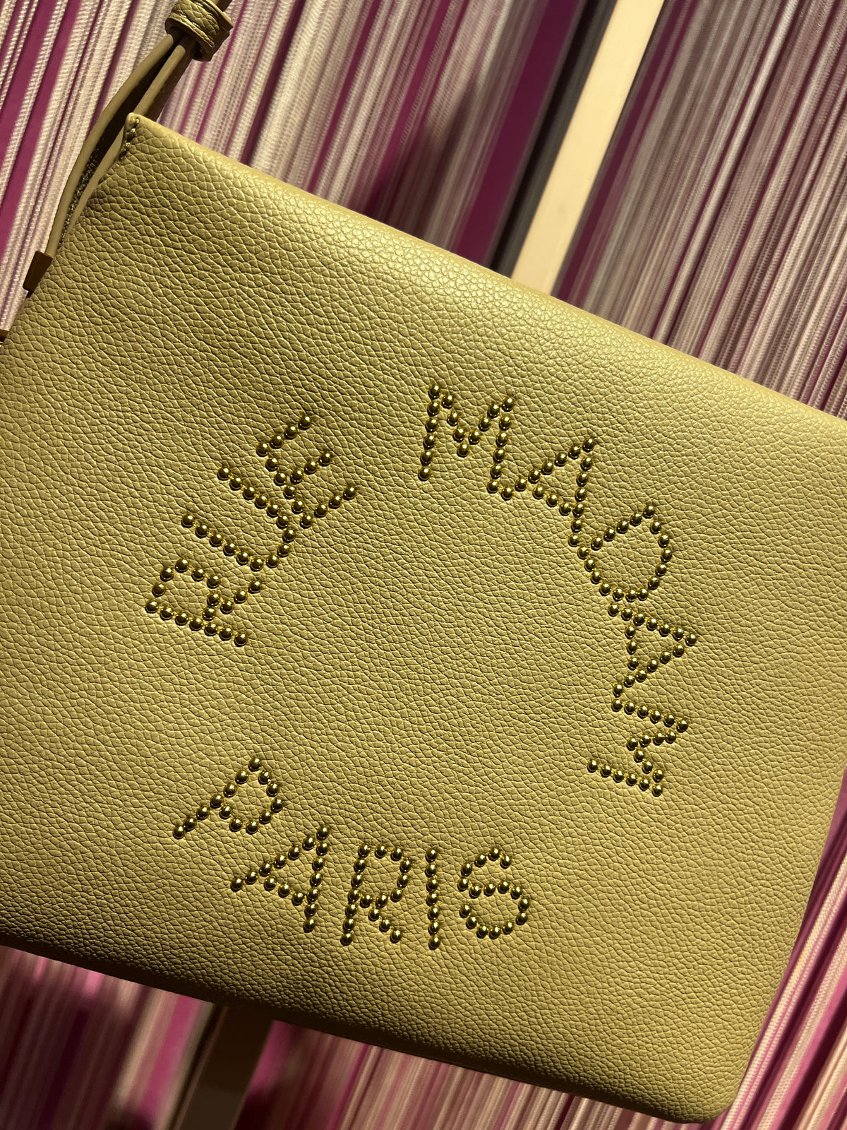 Rue Madam Paris borsa ecopelle taupe con tracolla
