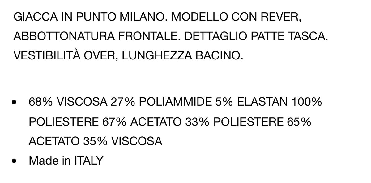 Giacca Semicouture