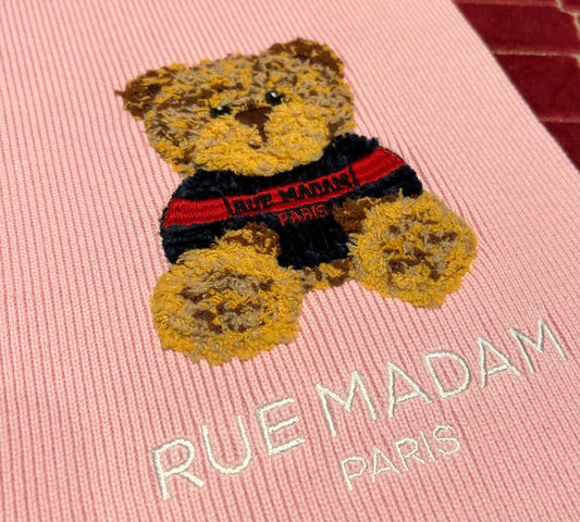 Rue Madam sciarpa teddy rosa sconto 50%