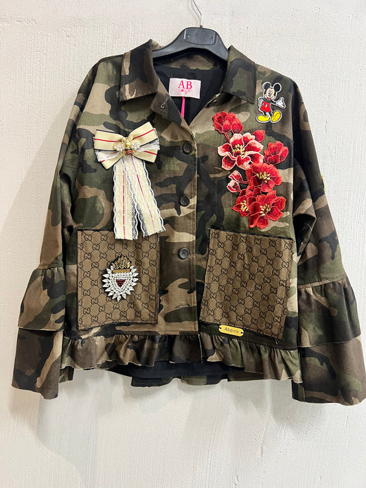 ABpink🩷 giacca Bohemien mis 1 (40-44) cotone