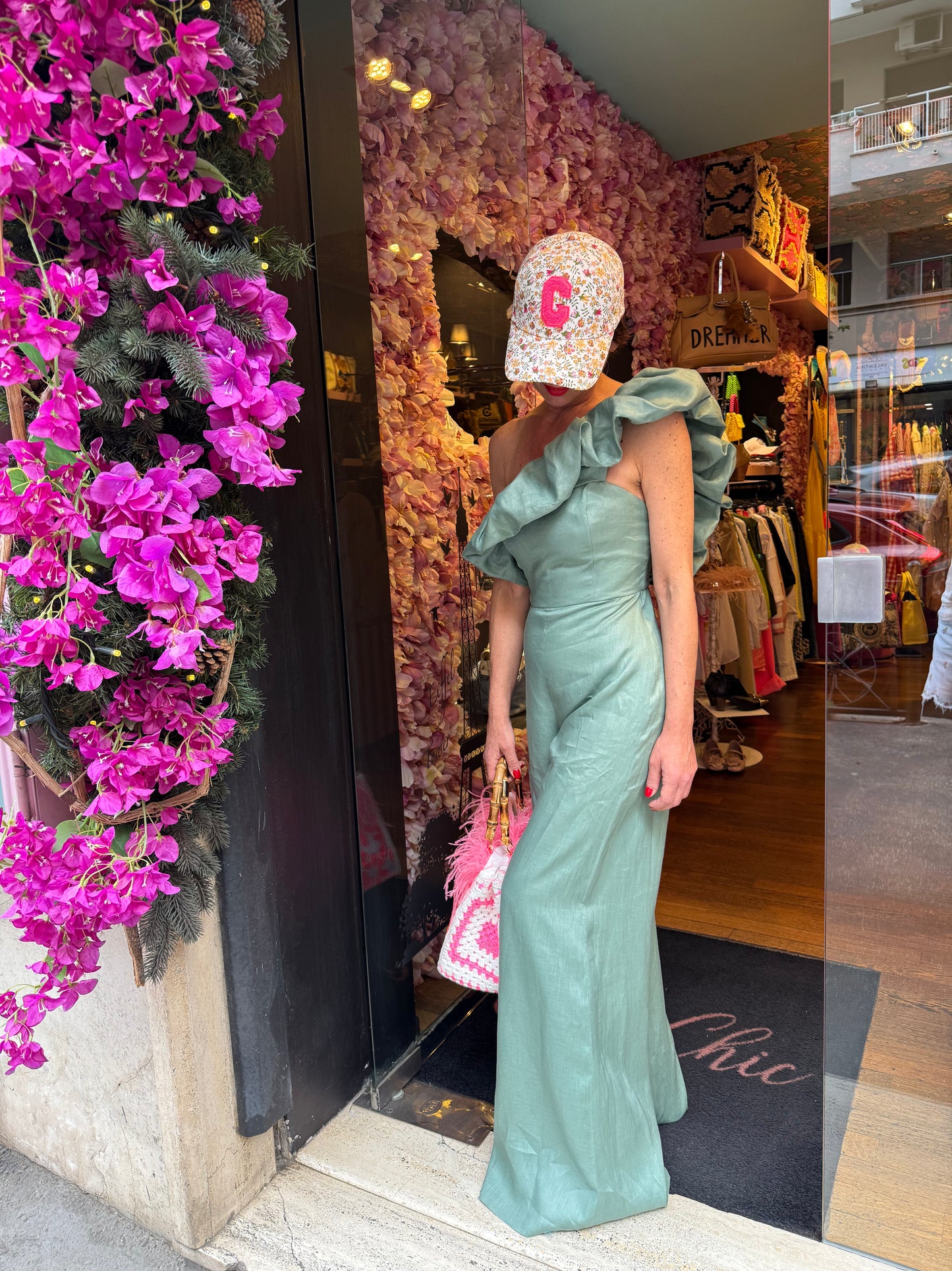 Silence Limited sconto -50% jumpsuit di lino monospalla con volant
