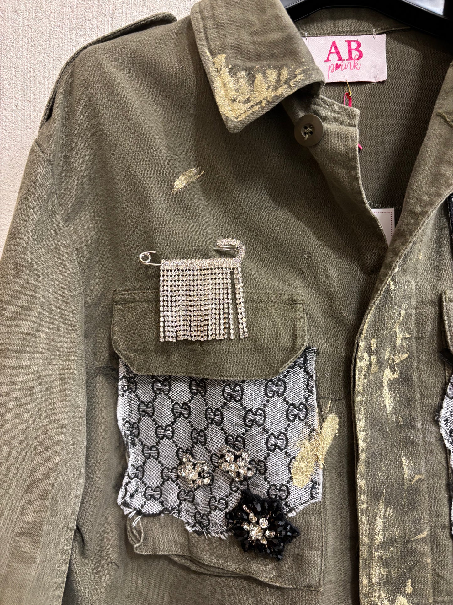 ABpink🩷 giacca militare (LA VERDINA) vestibilità 46/48