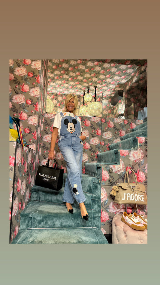 Pds jumpsuit jeans con Topolino