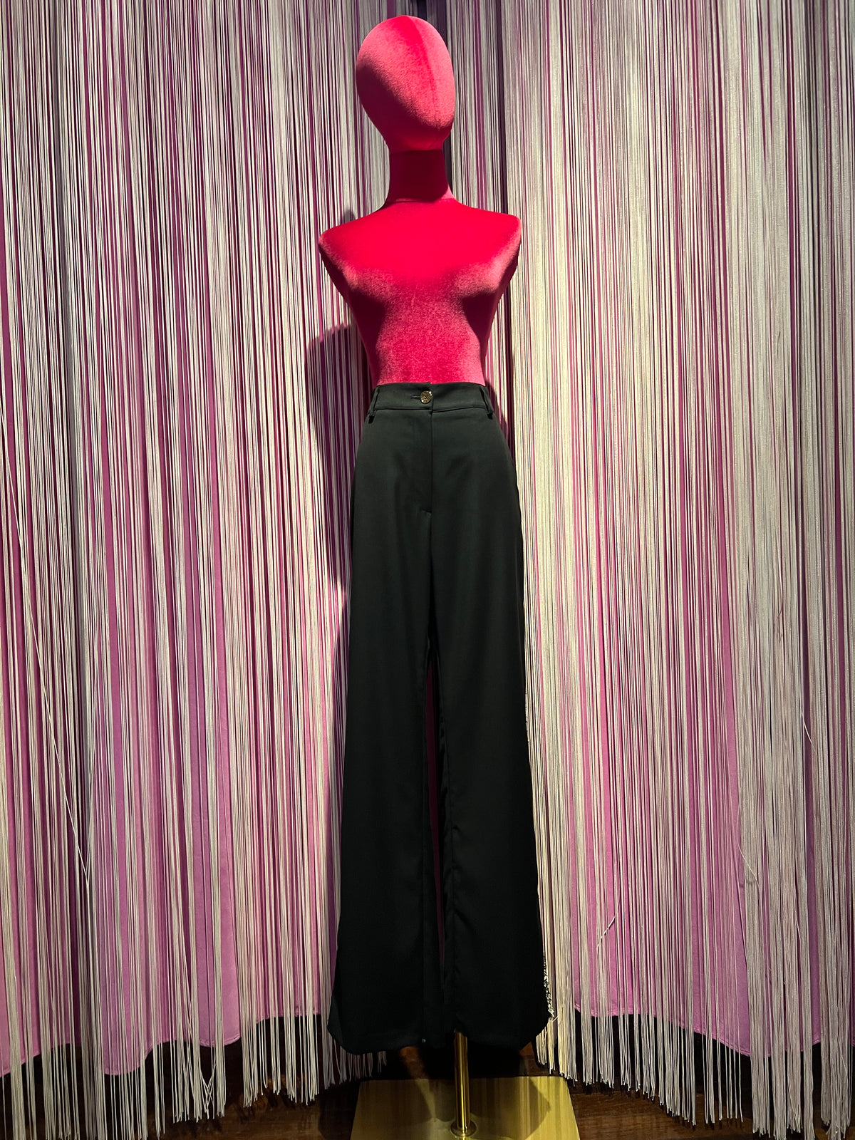 5 Progress pantalone con passamaneria laterale e apertura con zip interno gamba